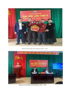 Hoàn thành đại hội các chi bộ trực thuộc nhiệm kỳ 2025-2027